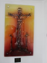 Muzeum Podkarpackie w Krośnie - obraz wykonany ze szkła