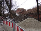 Teren budowy przy Forcie Luneta Warszawska