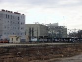Dworzec PKP w Kielcach.