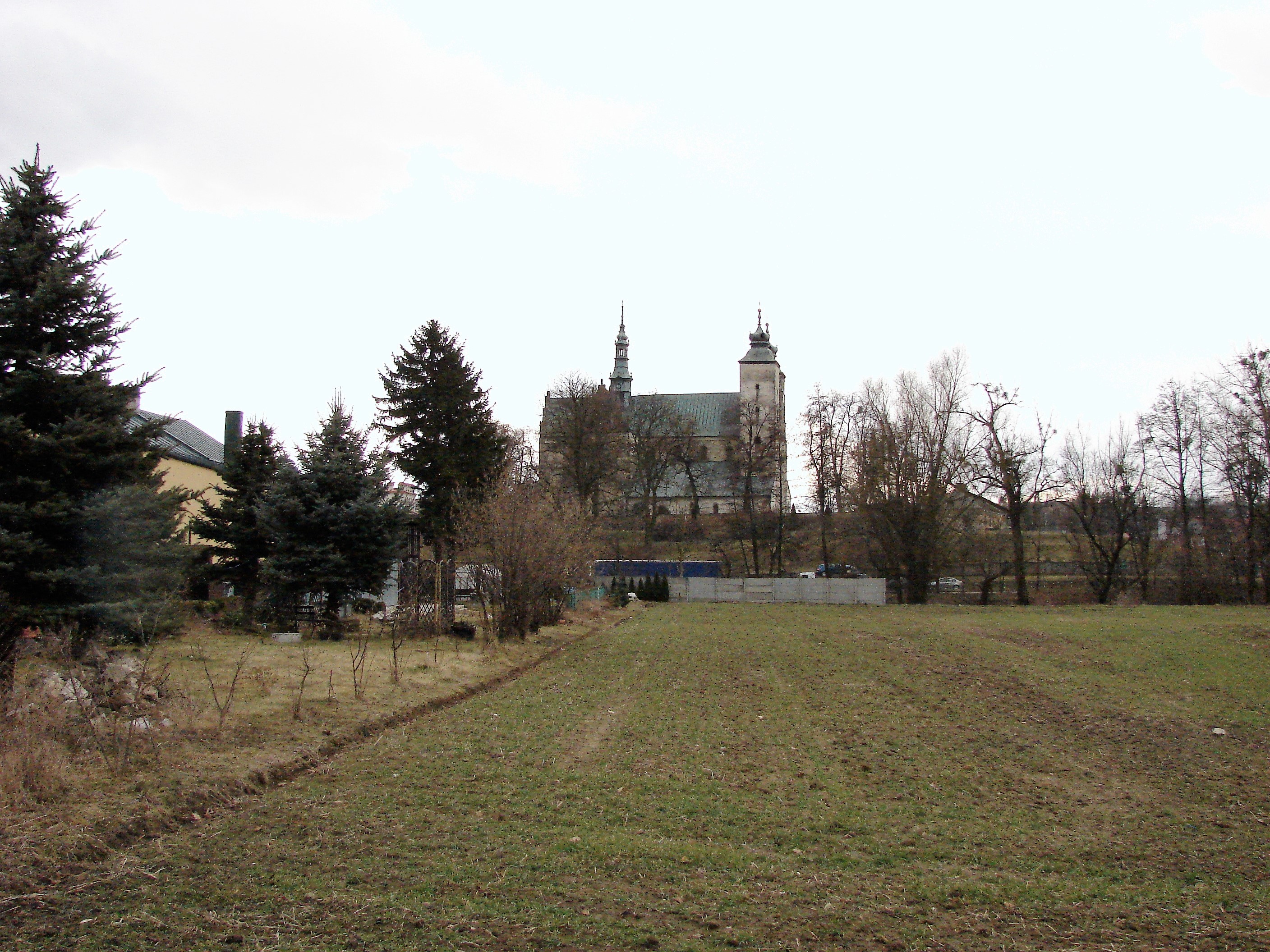 Kolegiata widziana od klasztoru O.Bernardynów.
