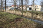 Fort 47a Węgrzce ; kaponiera rewersowa widziana z góry fortu