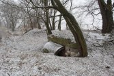 Stanowiskio baterii dział, w drodze do fortu Bibice