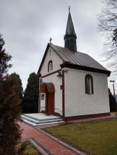 Węgrzce Wielkie  - kaplica przy stadionie piłkarskim LKS Węgrzcanka p.w. M.B.Różańcowej
