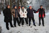 Śpiewanki podczas ogniska w Starej Kuźnicy