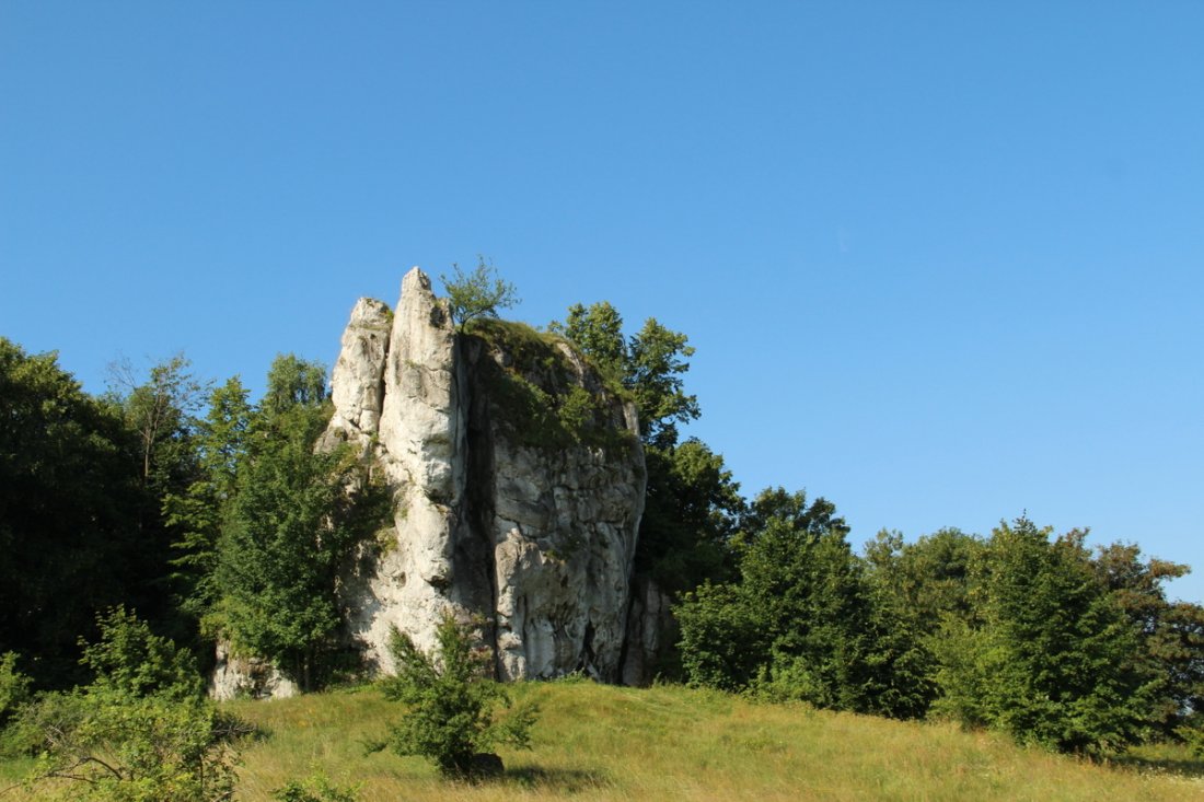 Jeden z pierwszych ostańców jakie zobaczyliśmy na trasie
