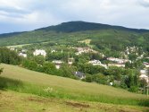 Zlaty Chlum i miasto Jesenik